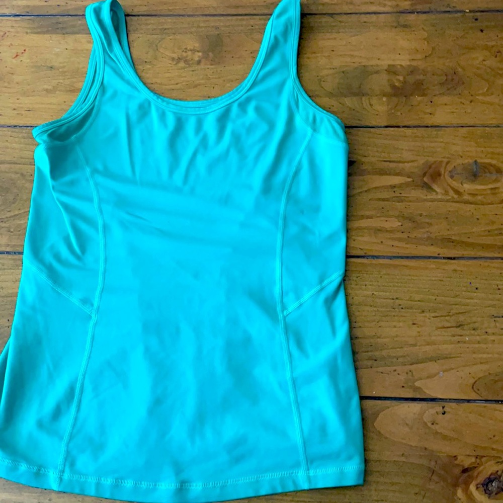 Lululemon Athletica green tank top